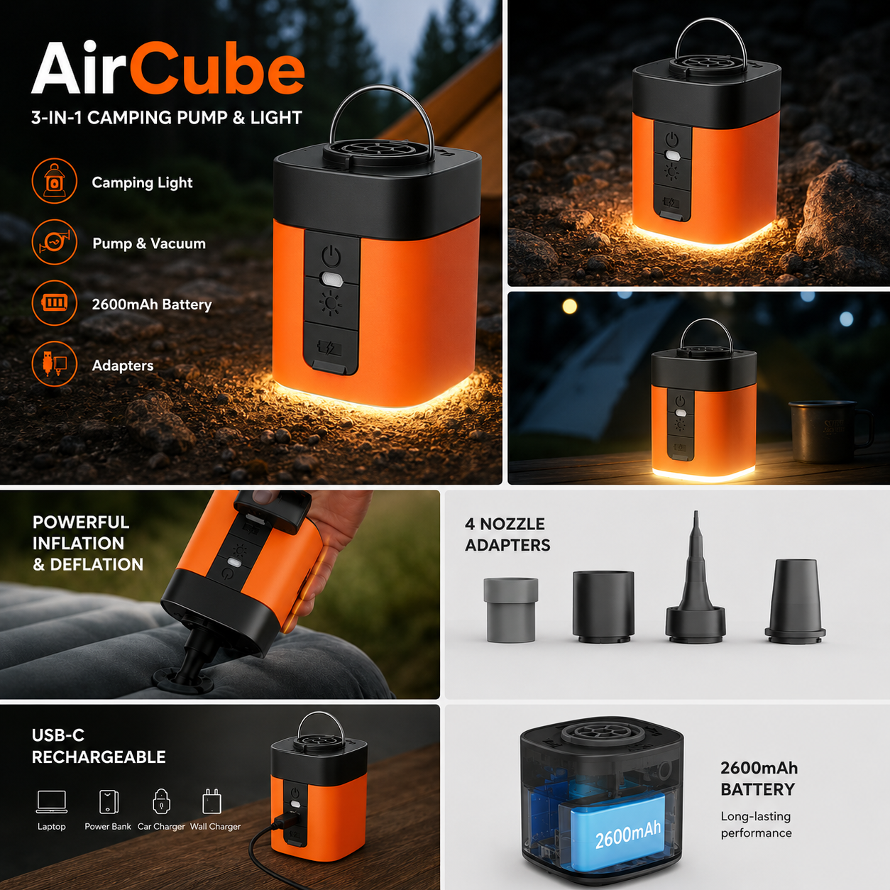 AirCube — Cordless Mini Air Pump